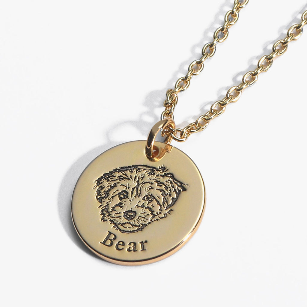 Cherish Your Furry Friend with Our Personalized Pet Face Necklace
