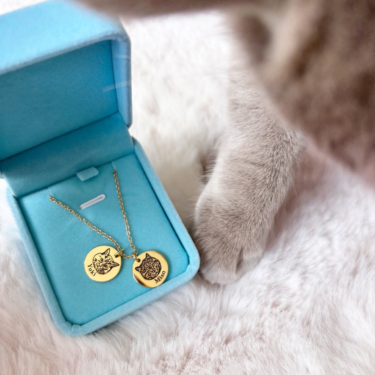 Cherish Your Furry Friend with Our Personalized Pet Face Necklace