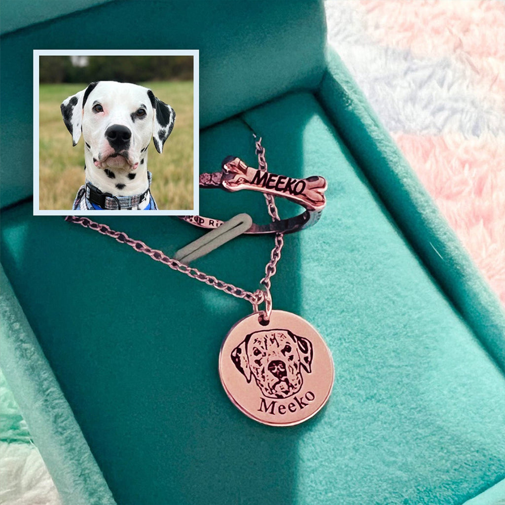 Cherish Your Furry Friend with Our Personalized Pet Face Necklace