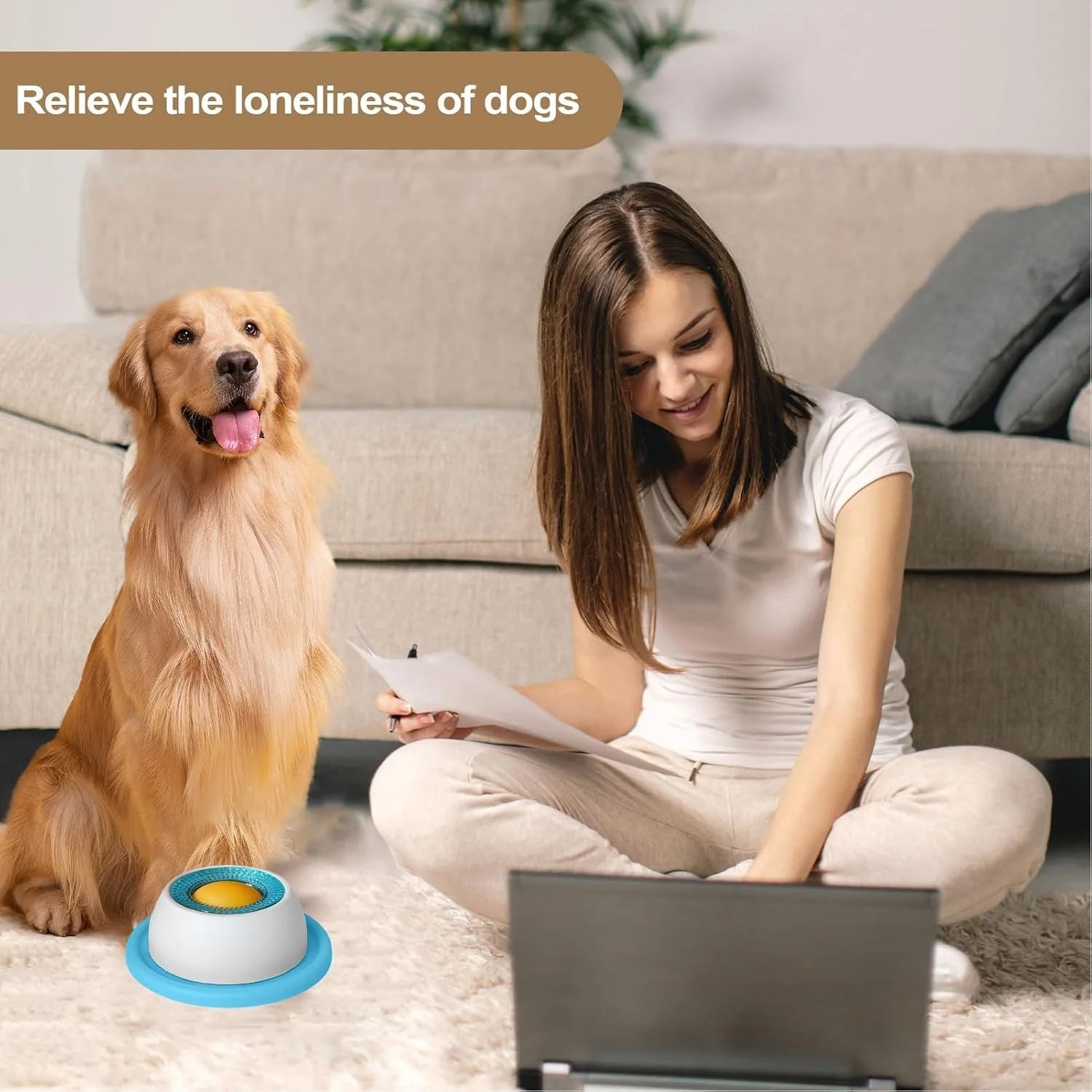Pet Licking Fun Slow Food Bowl, Dog Enrichment Toys, Interactive Dog Toy, Enrichment and Slow Feeding Pet Accessories, Boredom and Anxiety Reducer for All Breed Dogs