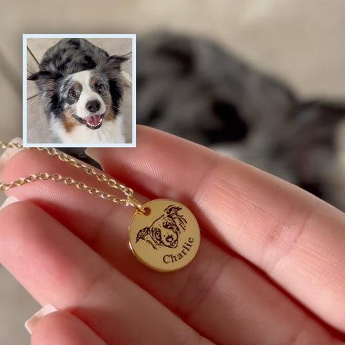 Cherish Your Furry Friend with Our Personalized Pet Face Necklace