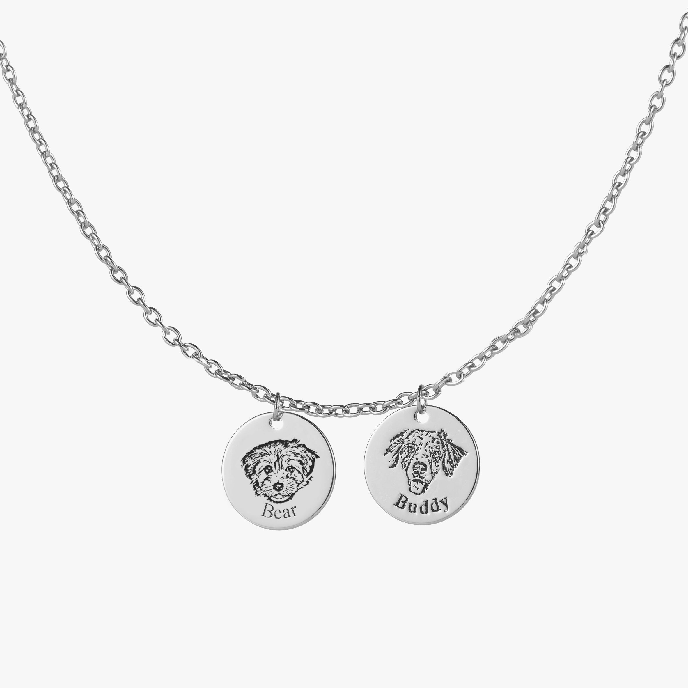 Cherish Your Furry Friend with Our Personalized Pet Face Necklace