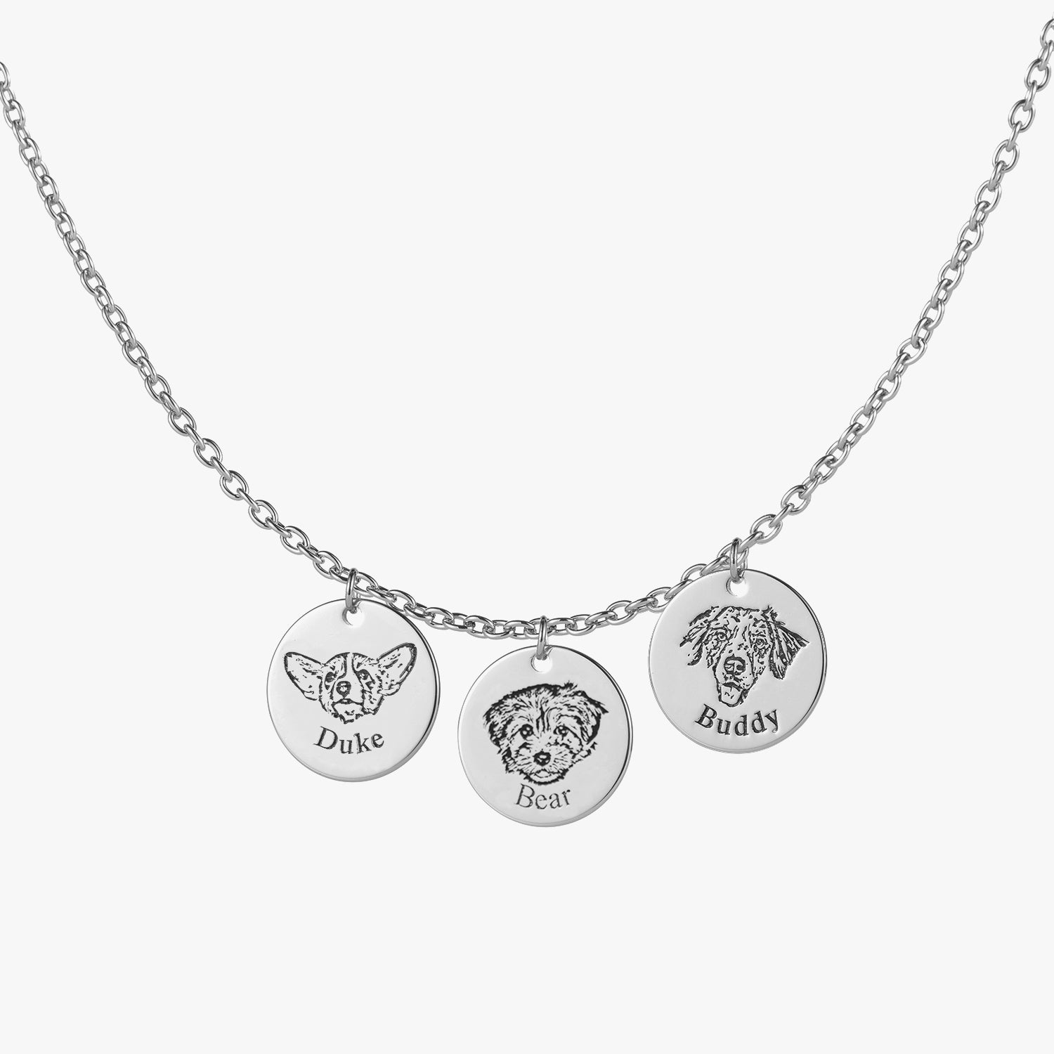 Cherish Your Furry Friend with Our Personalized Pet Face Necklace