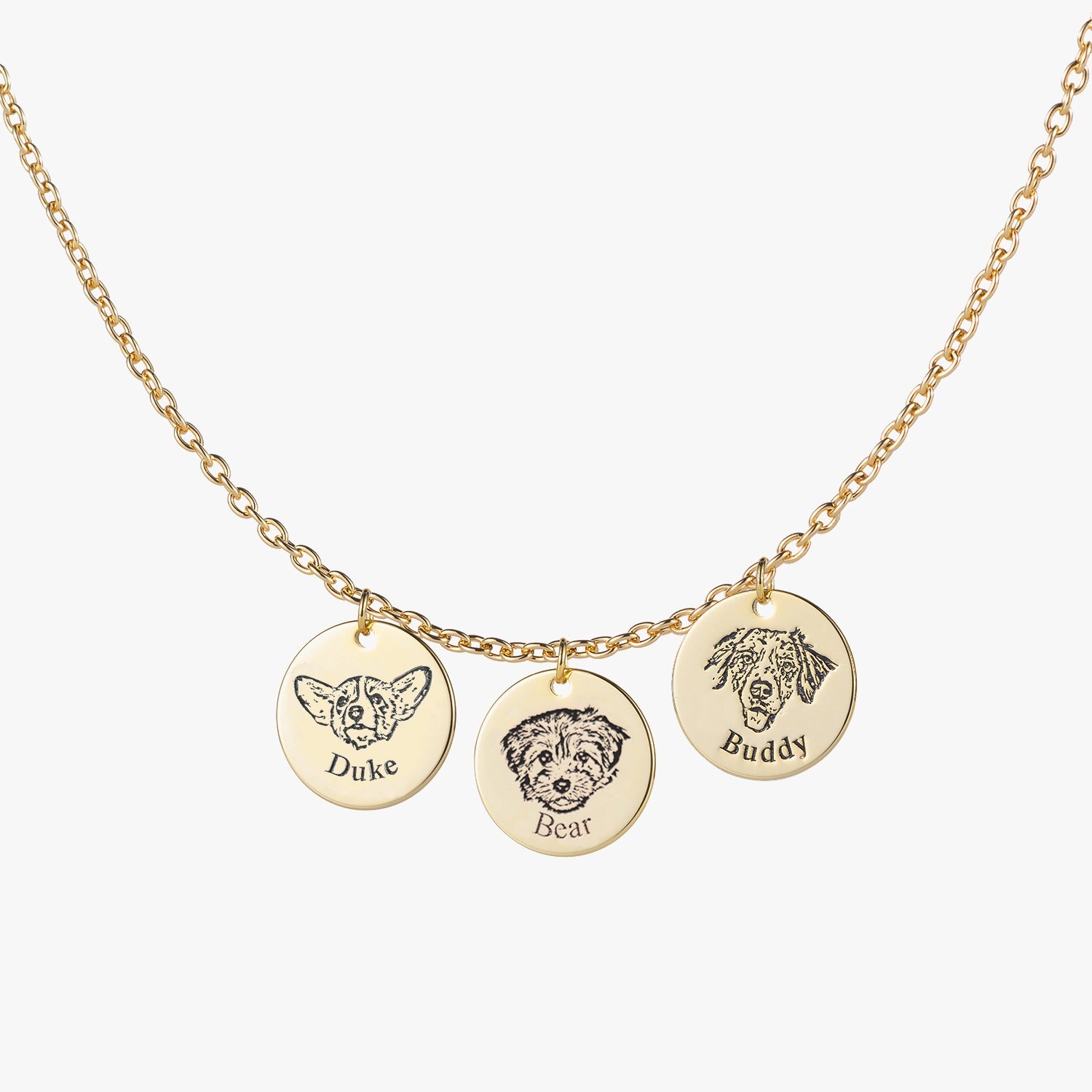 Cherish Your Furry Friend with Our Personalized Pet Face Necklace