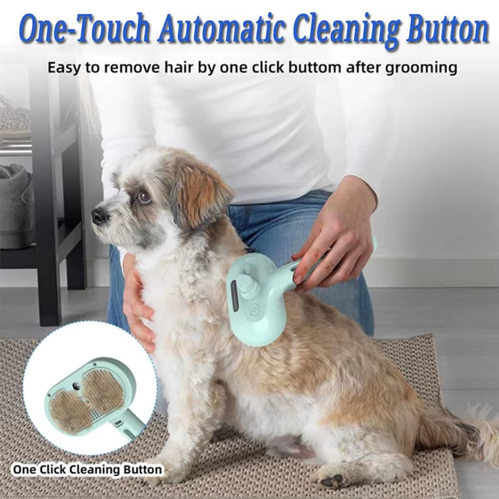 Revolutionary Steam Grooming Brush for Dogs - Effortless Grooming with Steam Technology
