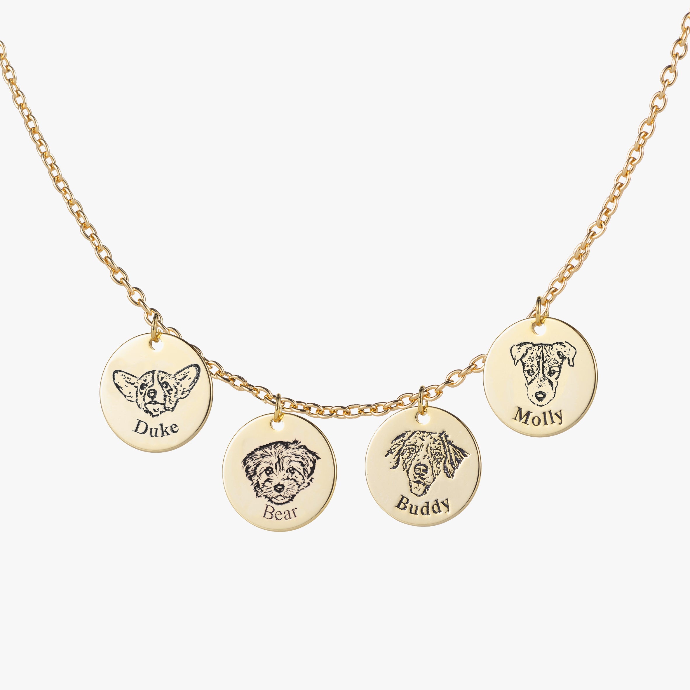 Cherish Your Furry Friend with Our Personalized Pet Face Necklace