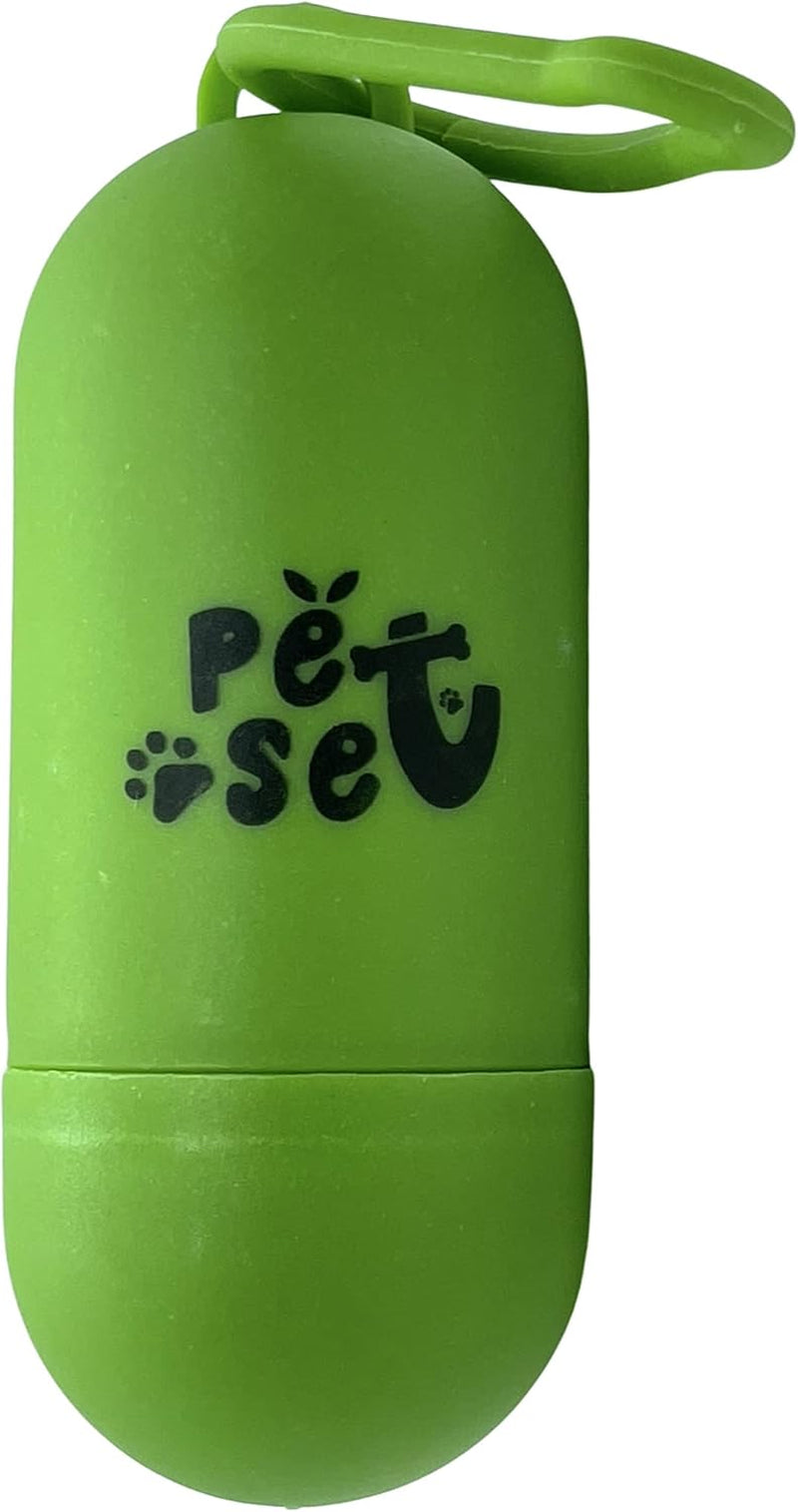 Stylish and Practical Dog Waste Dispenser by Stacy Talan - Green Plastic Poop Bag Holder with Convenient Leash Clip