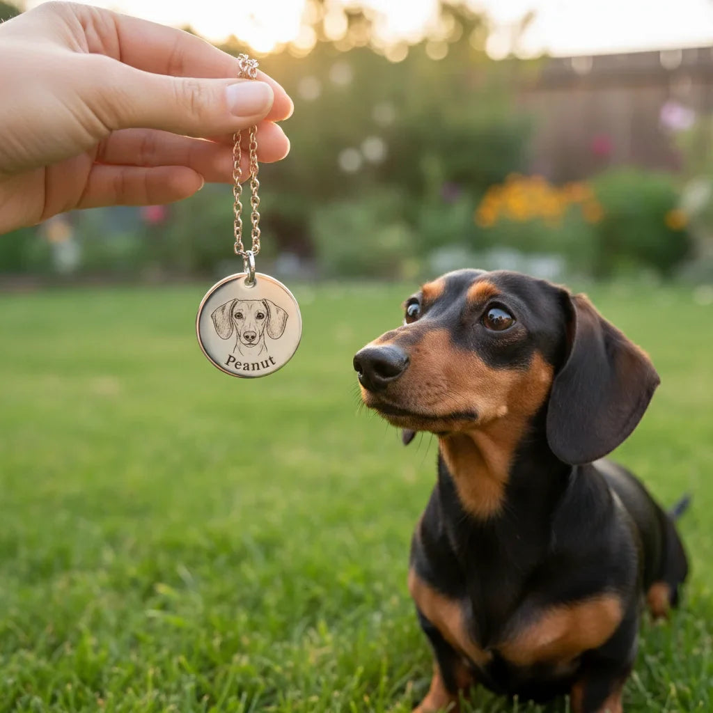 Pet Face Necklace - Celebrate Your Beloved Companion with a Touch of Elegance