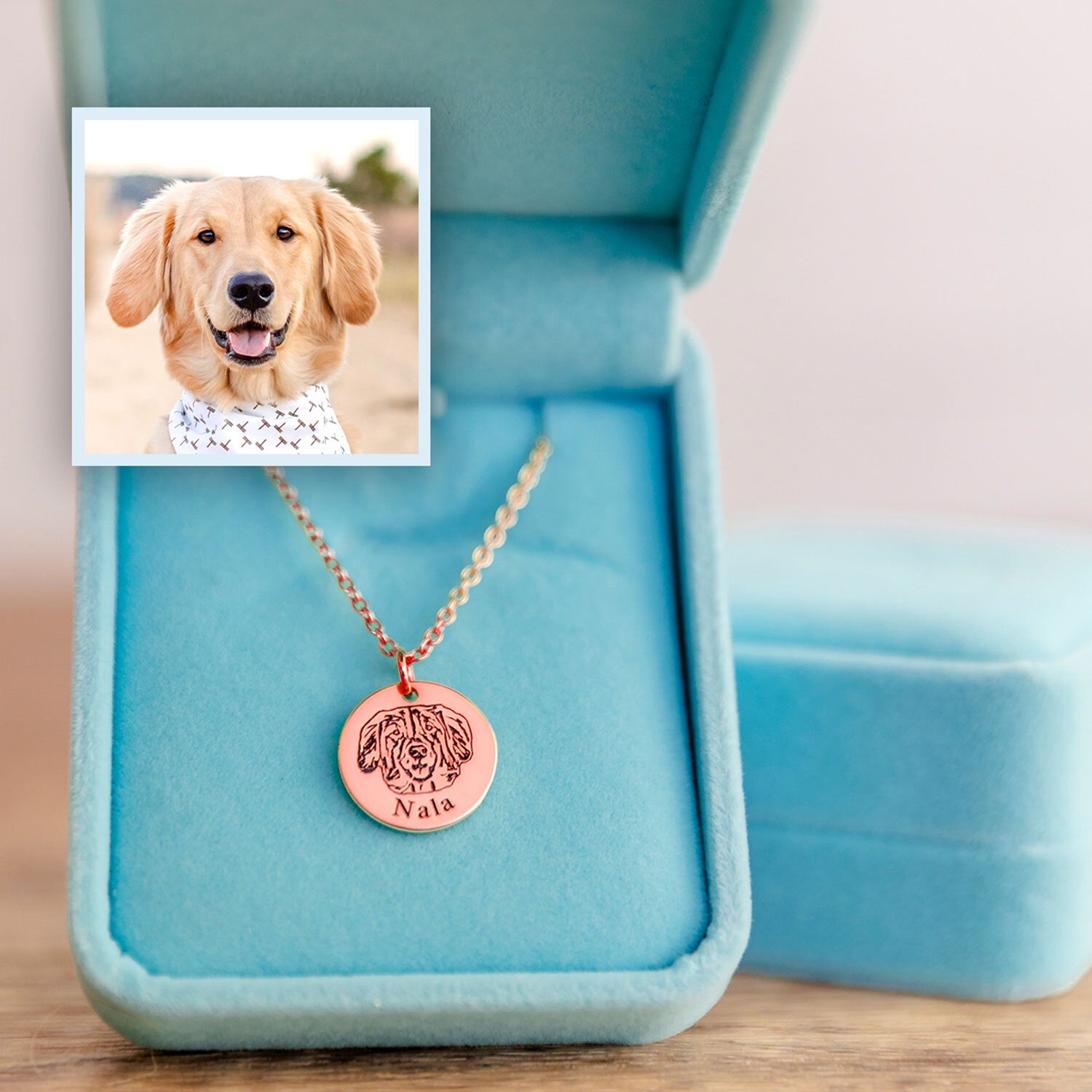 Cherish Your Furry Friend with Our Personalized Pet Face Necklace