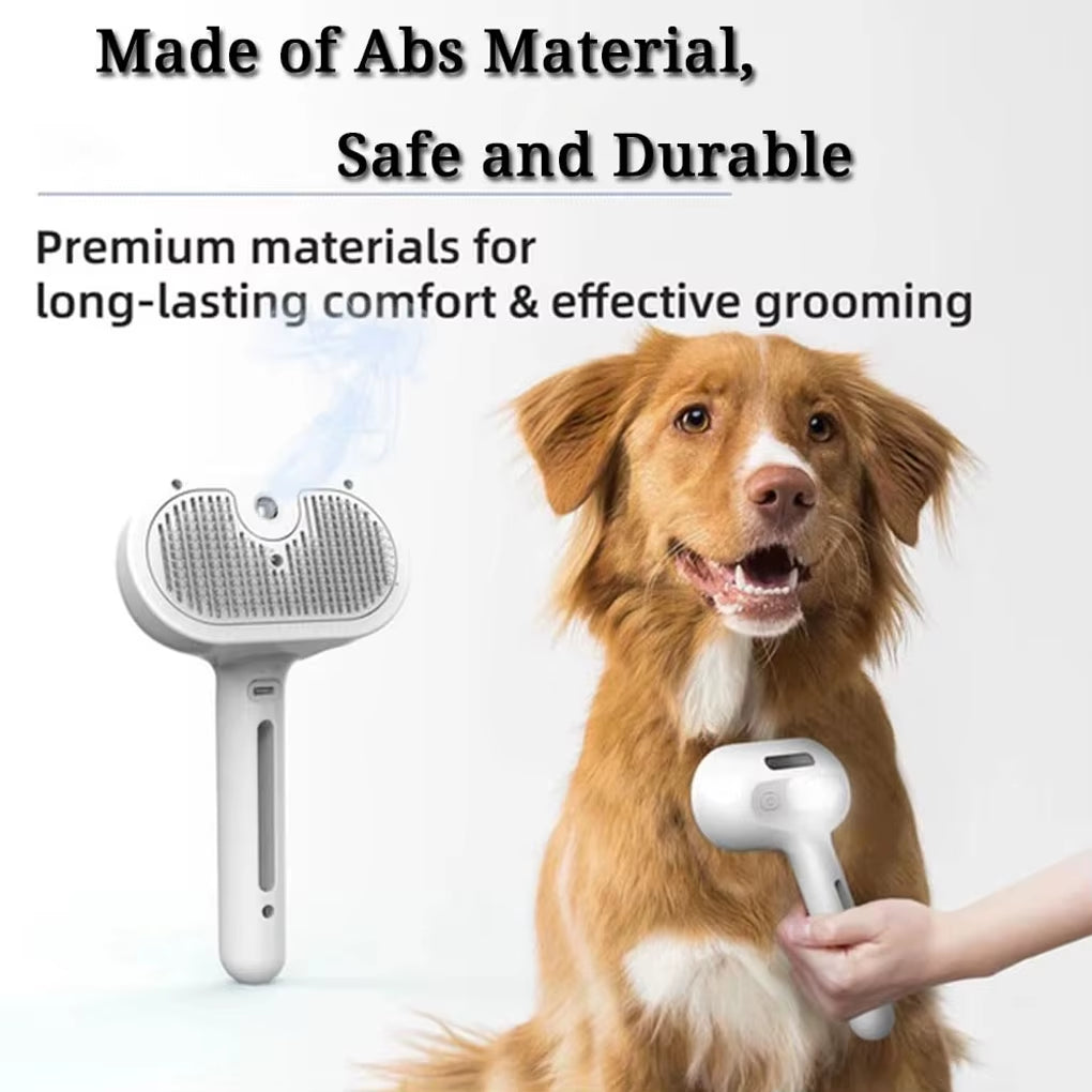 Revolutionary Steam Grooming Brush for Dogs - Effortless Grooming with Steam Technology