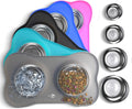 Ultimate No Spill Dog Bowl Set: Stainless Steel Food & Water Bowls with Skid Resistant Silicone Mat for Small, Medium, & Large Breeds